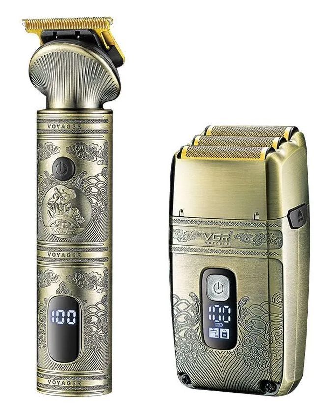 Combo Shaver y Patillera VGR inalámbrica