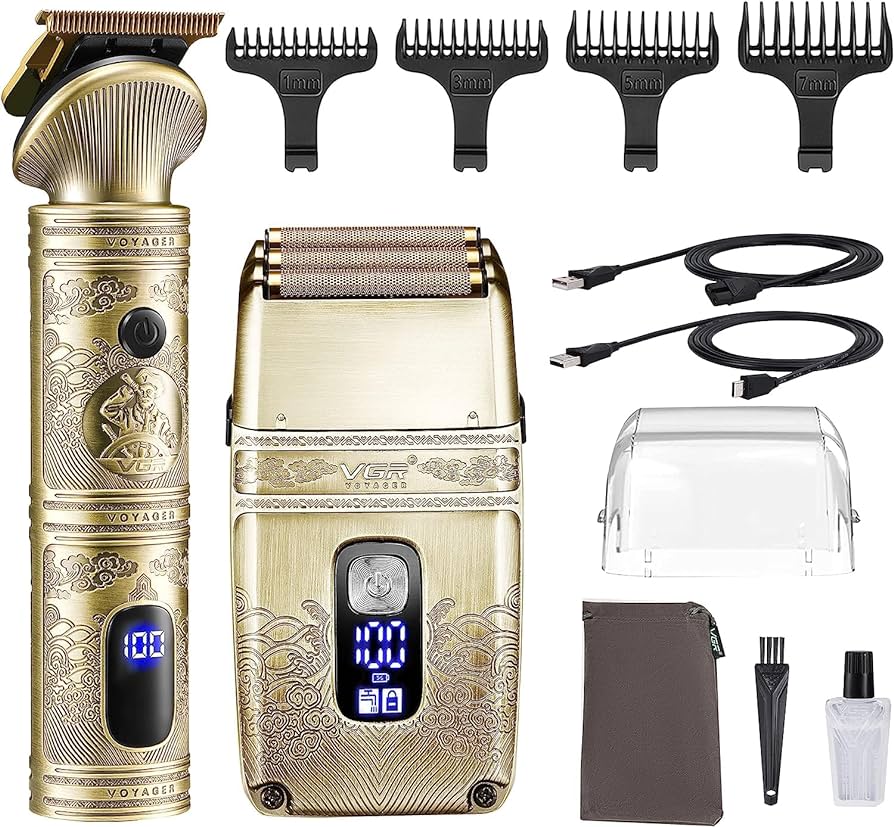 Combo Shaver y Patillera VGR inalámbrica