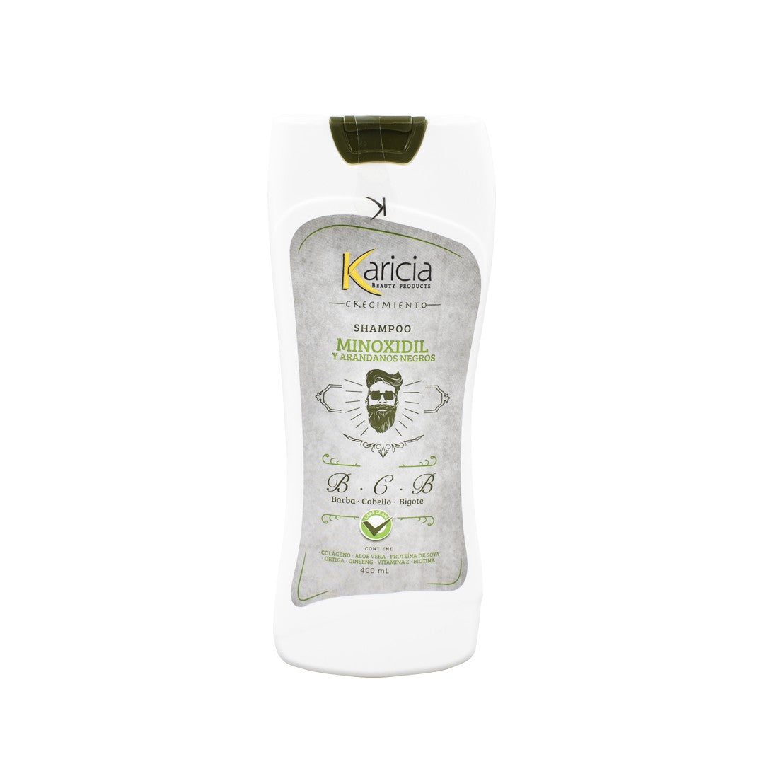 Shampoo karicia Minoxidil - Barba, cabello bigote