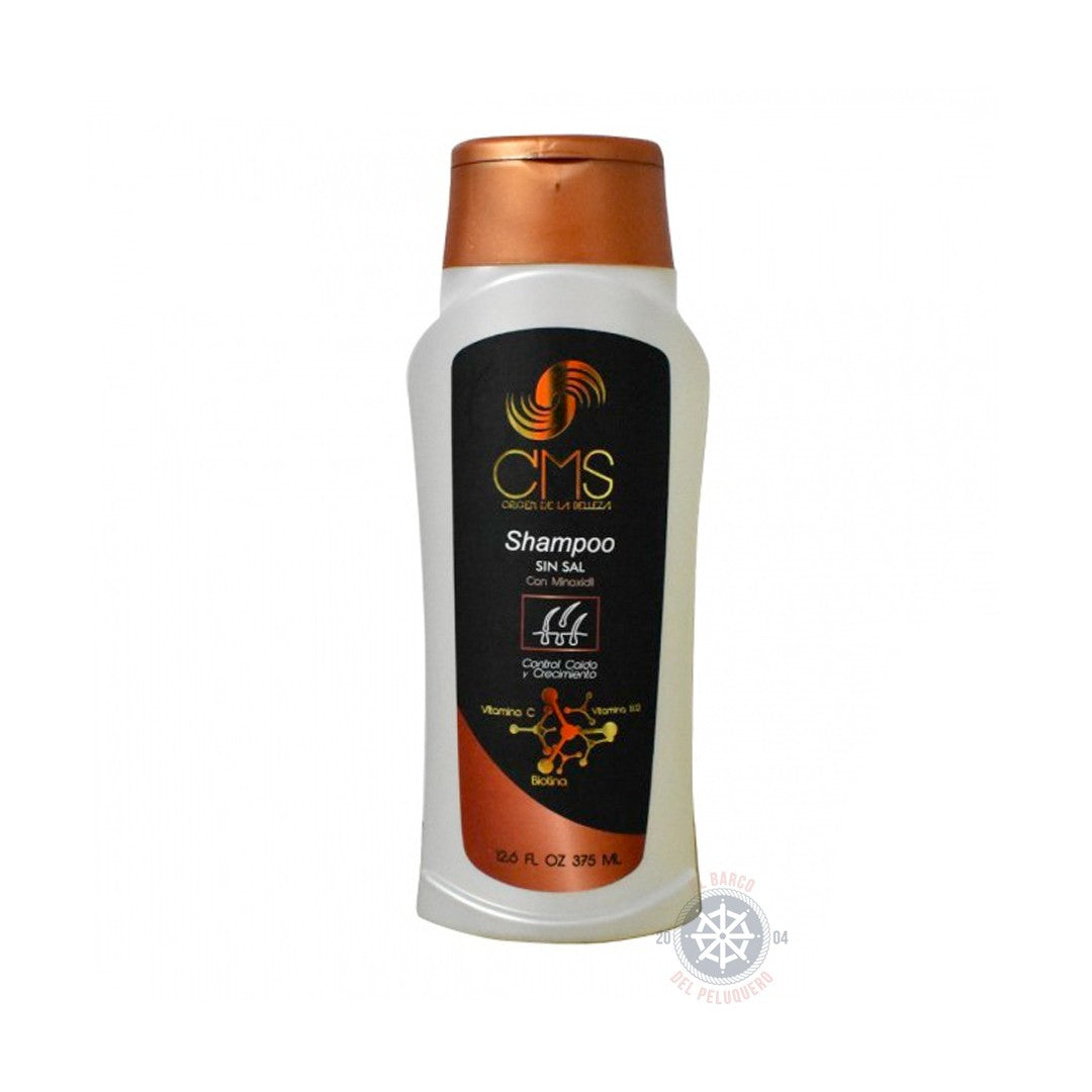 Shampoo CMS con minoxidil control caida y crecimiento