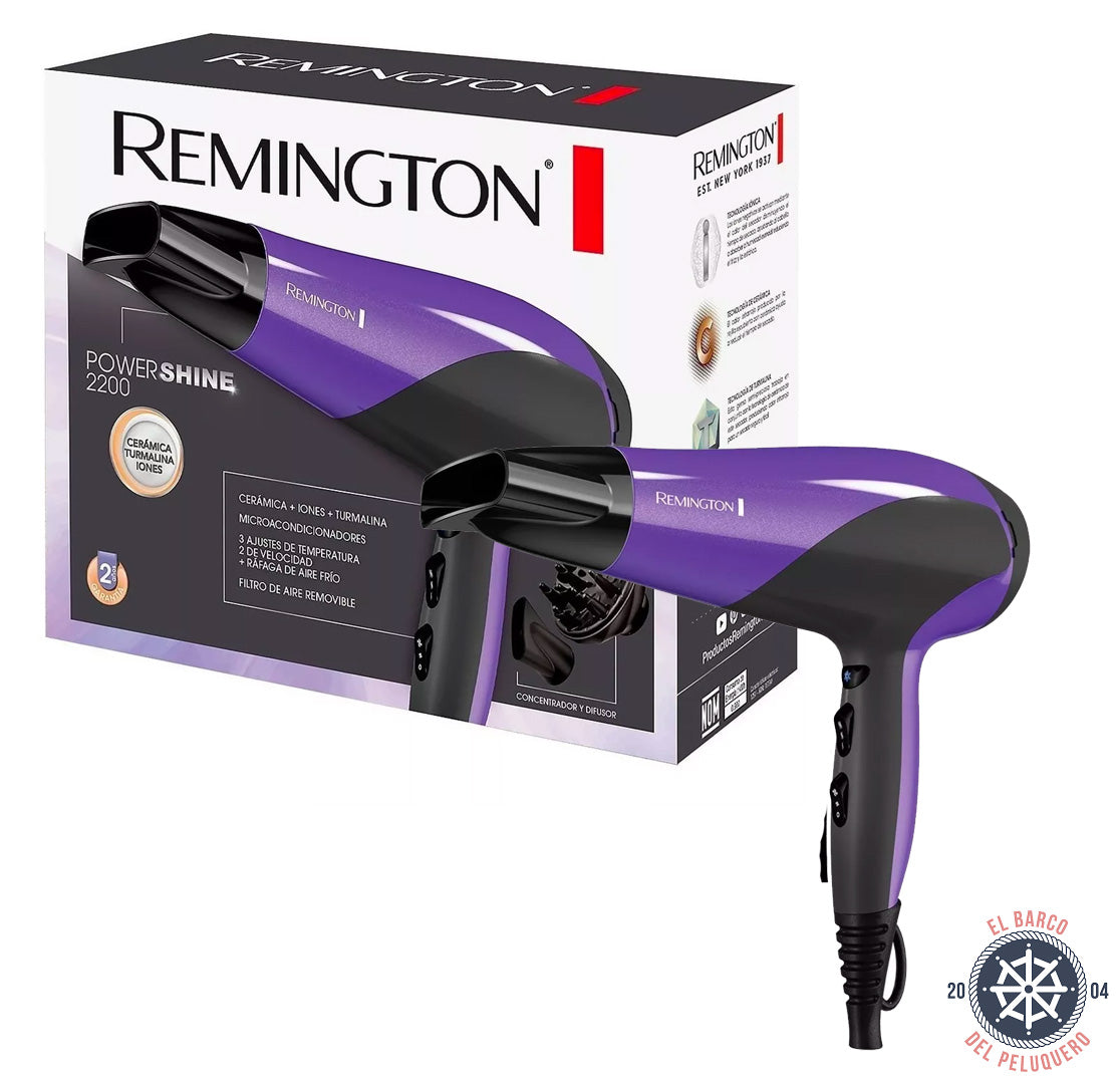 Secador D3190 Remington Powershine Morado