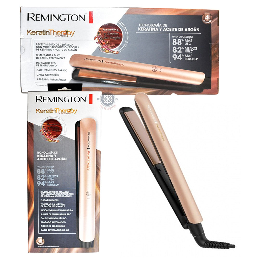 Plancha Remington Keratina y Argan